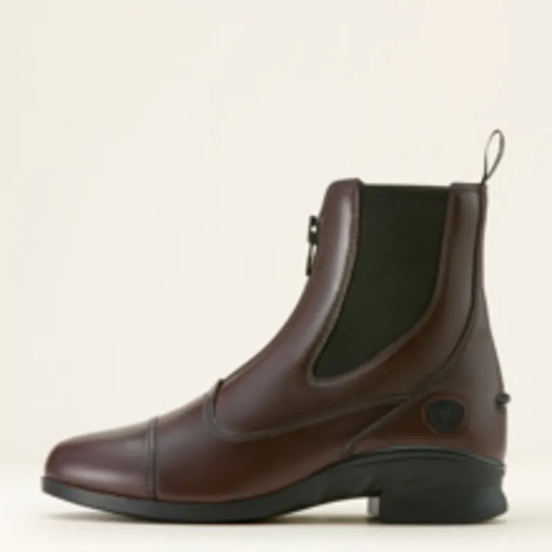 Ariat Womens Heritage Zip Paddock Boot - Light Brown-4