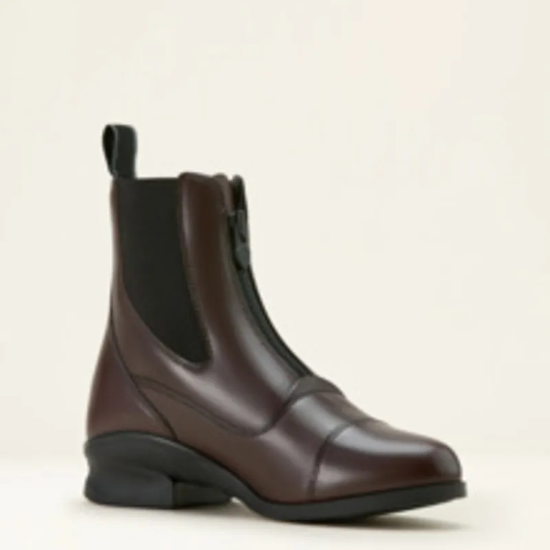 Ariat Womens Heritage Zip Paddock Boot - Light Brown-2