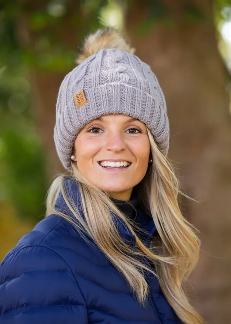 Woofwear Cable Knit Beanie - Stone