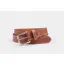 Oxford Leathercraft Ibex Stitched Edge Belt - Tan