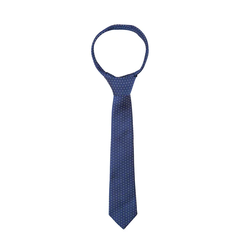 Supreme Products Show Tie - Adult Navy/Gold Spot