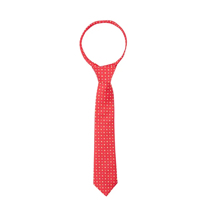 Supreme Products Show Tie - Adult Red/Gold Diamonds