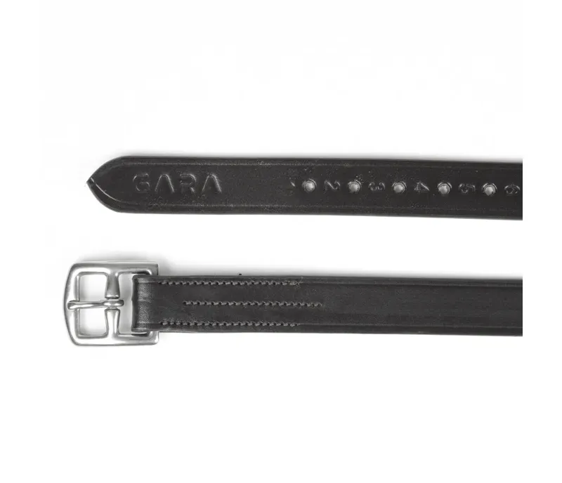 Shires Velociti GARA Stirrup Leathers - Black-2