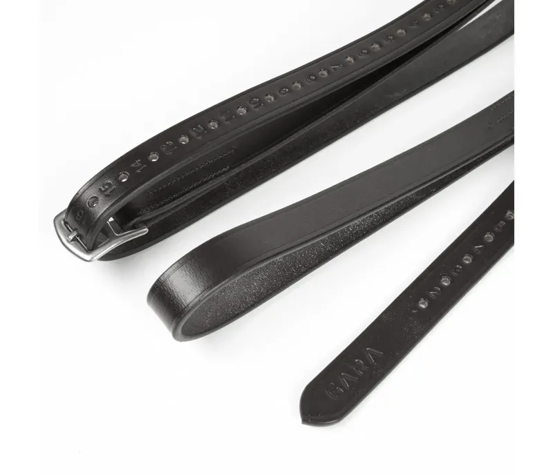 Shires Velociti GARA Stirrup Leathers - Black-1