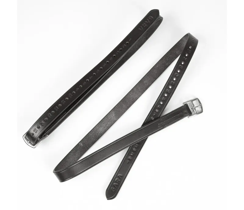 Shires Velociti GARA Stirrup Leathers - Black
