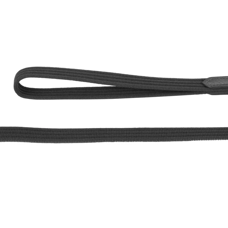 Velociti GARA Cotton Web Draw/Running Reins - BLACK -3