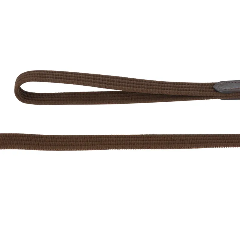 Velociti GARA Cotton Web Draw/Running Reins - BROWN-3