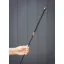 Woofwear Harmony Leather Dressage Whip - Black/Rose Gold