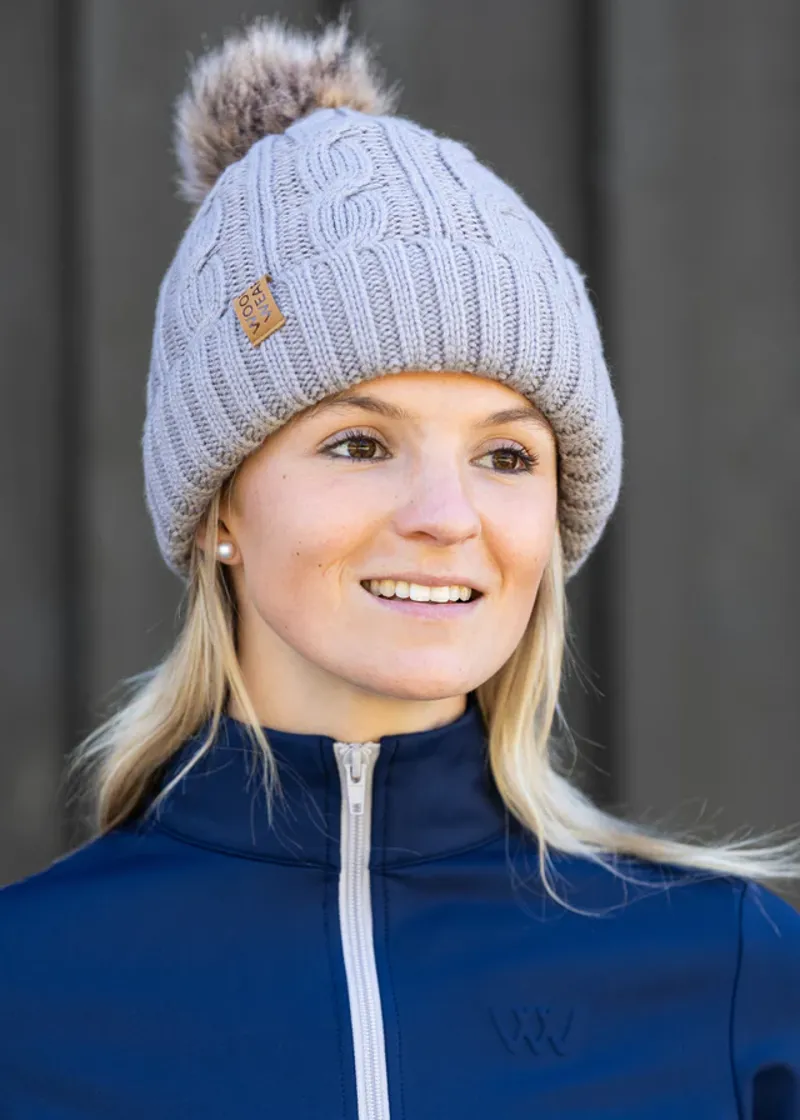 Woof Wear Cable Beanie - Stone