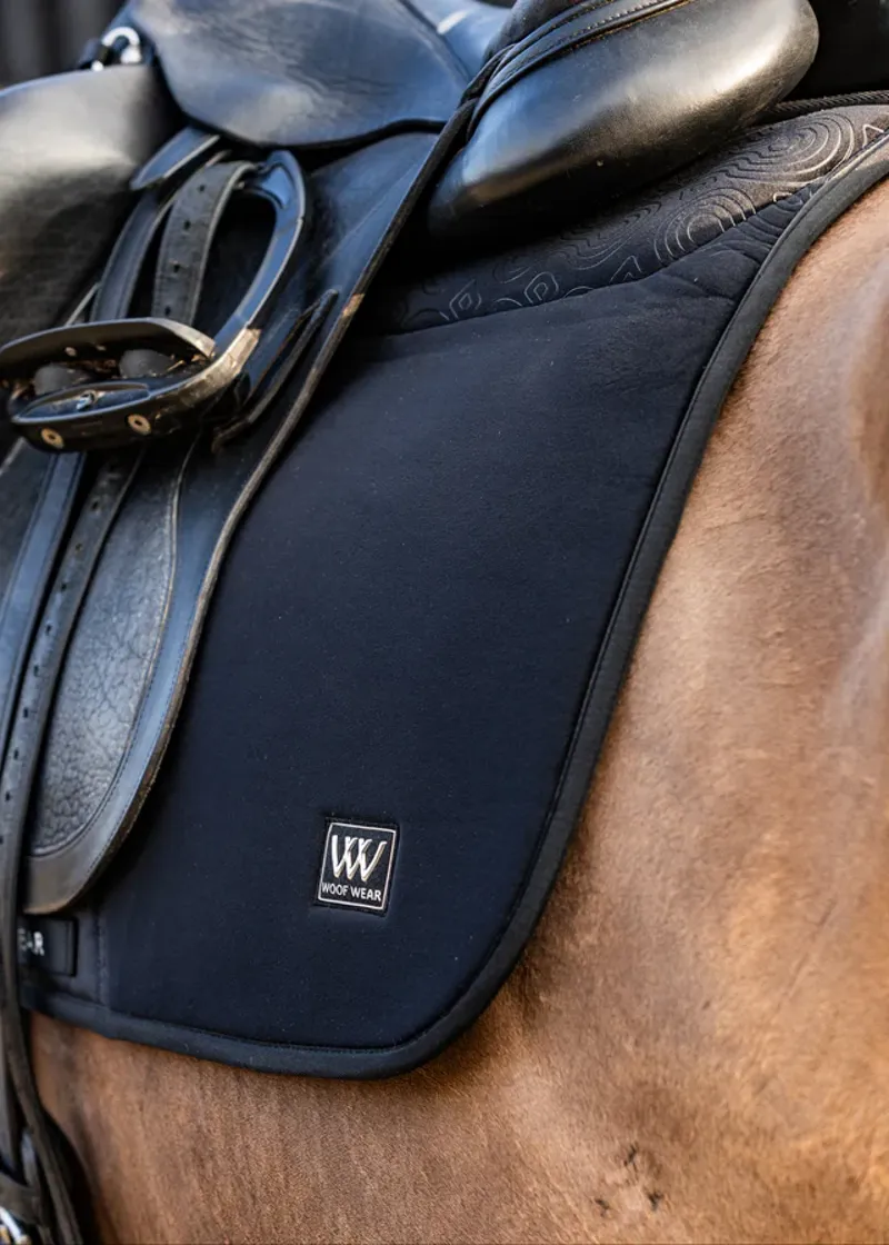 WoofWear Elite Comfort Plus Saddle Pad Dressage Black Full-1