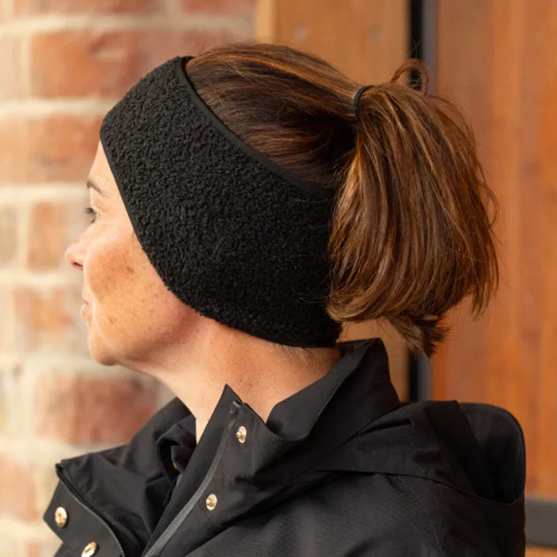 Supreme Products Teddy Fleece Headband - Black-1