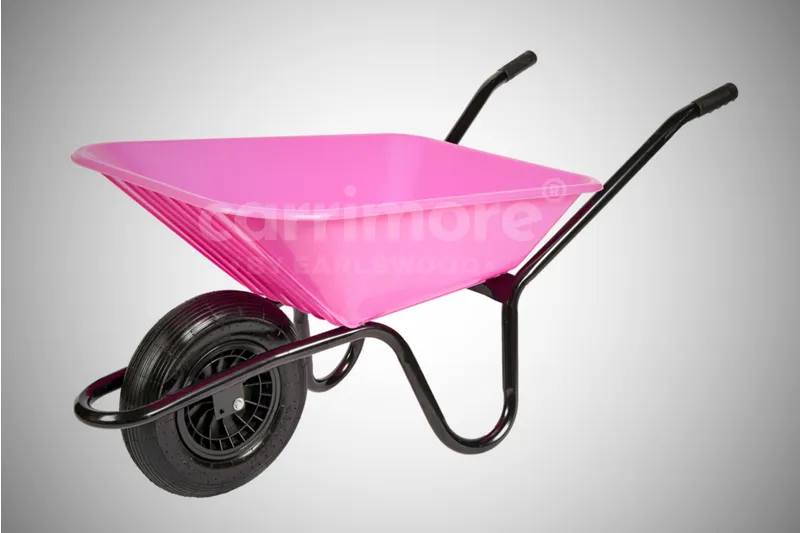 Carrimore Super Barrow 90 Litre Wheelbarrow - Pink