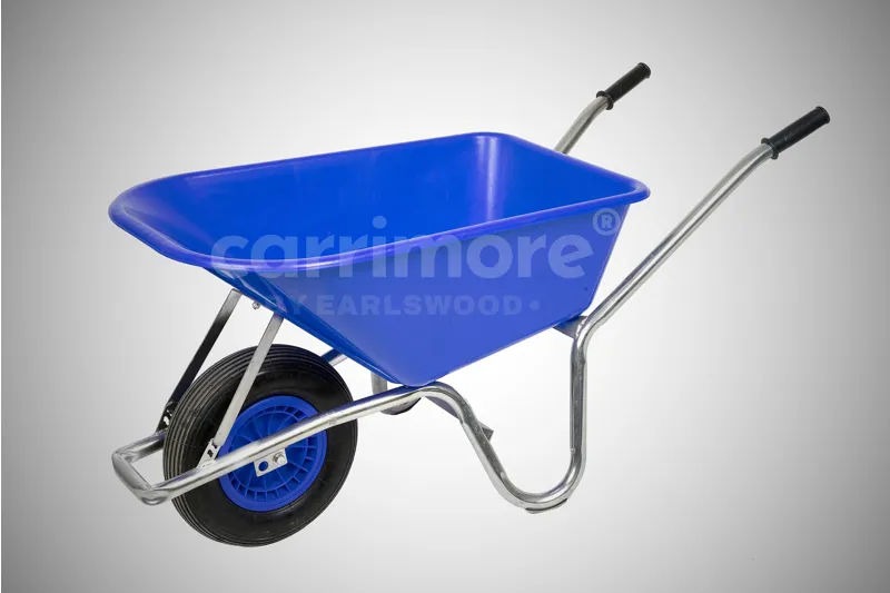 Carrimore 120 Litre Stable Wheelbarrow - Blue