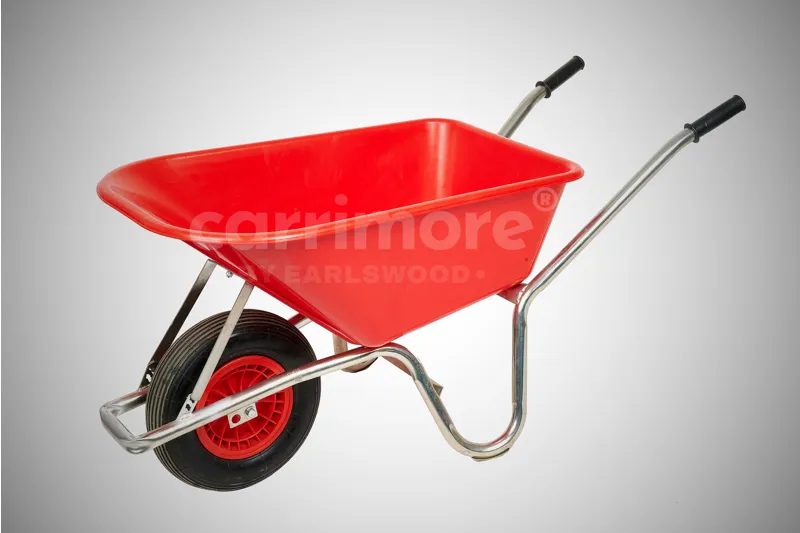 Carrimore 120 Litre Stable Wheelbarrow - Red