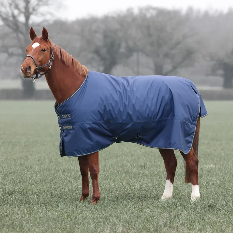 Typhoon Lite Turnout Rug - NAVY