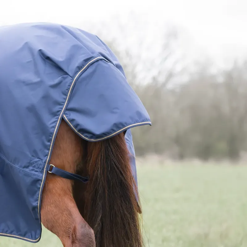 Shires Typhoon Lite Combo Turnout Rug - NAVY-3