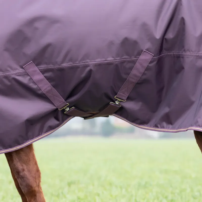 Typhoon 100g Turnout Rug - BLACK CHERRY-3