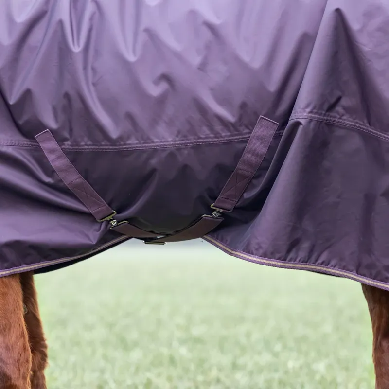 Shires Typhoon 100 Combo Turnout Rug - BLACK CHERRY-2