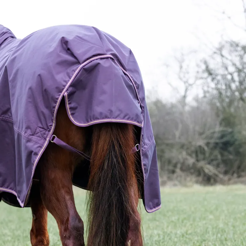 Shires Typhoon 100 Combo Turnout Rug - BLACK CHERRY-3