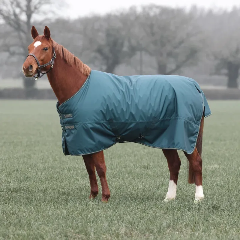 Shires Typhoon 200 Turnout Rug  - GREEN-6