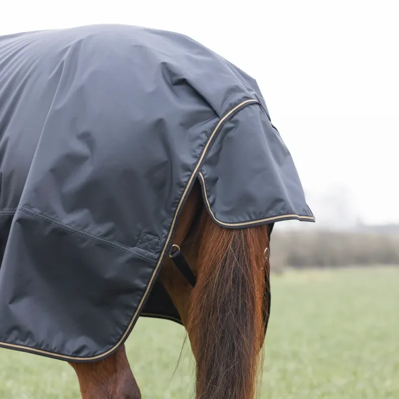 Shires Typhoon 50g Combo Turnout Rug - BLACK-6