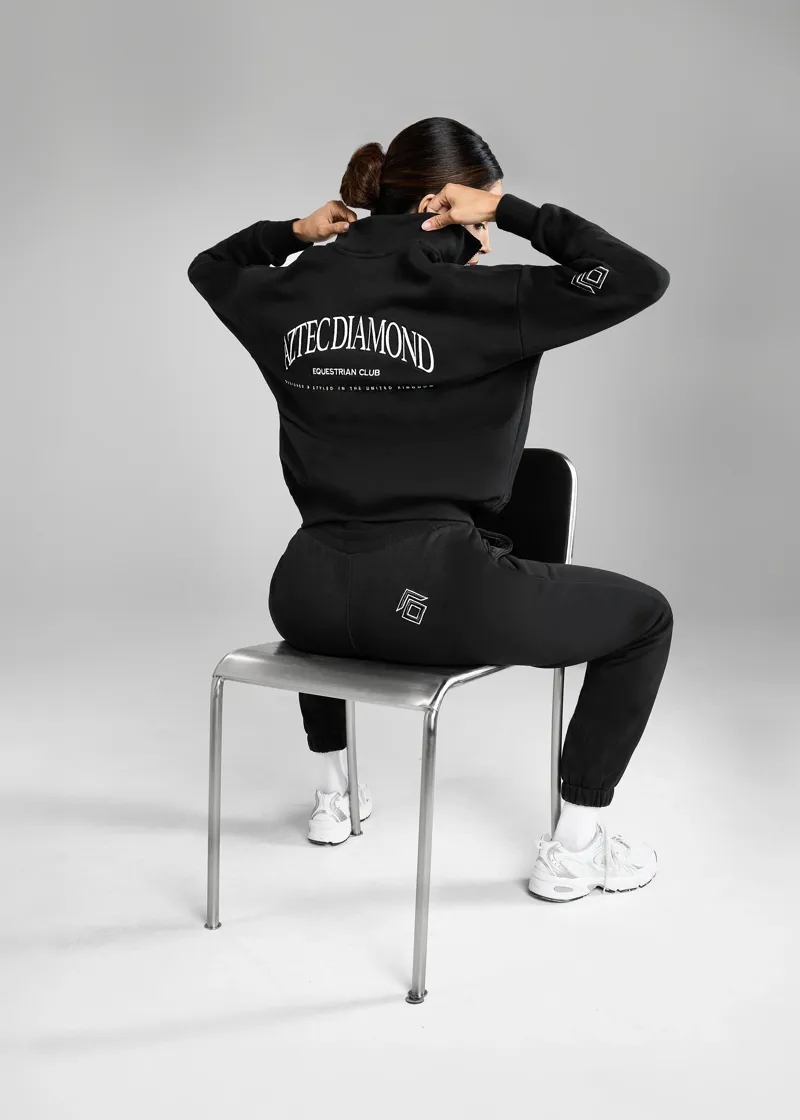 Aztec Diamond EQ Club Half Zip Sweater Black-1