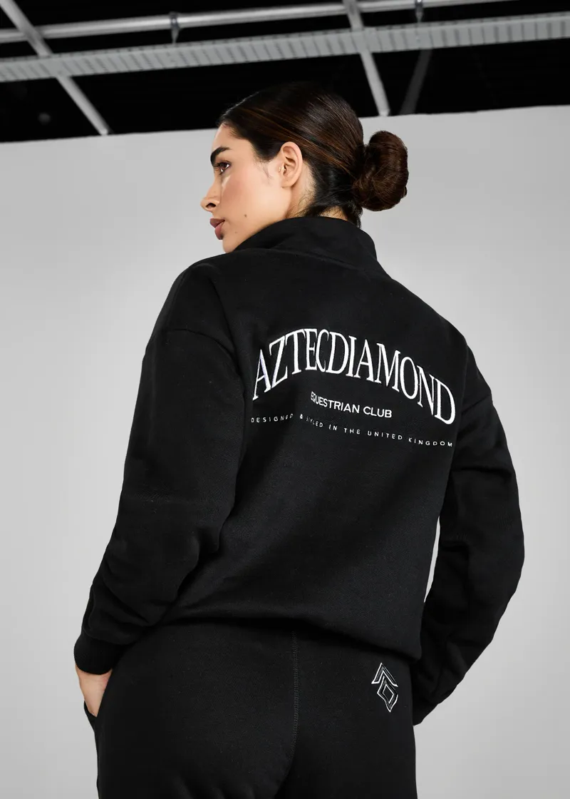 Aztec Diamond EQ Club Half Zip Sweater Black-3