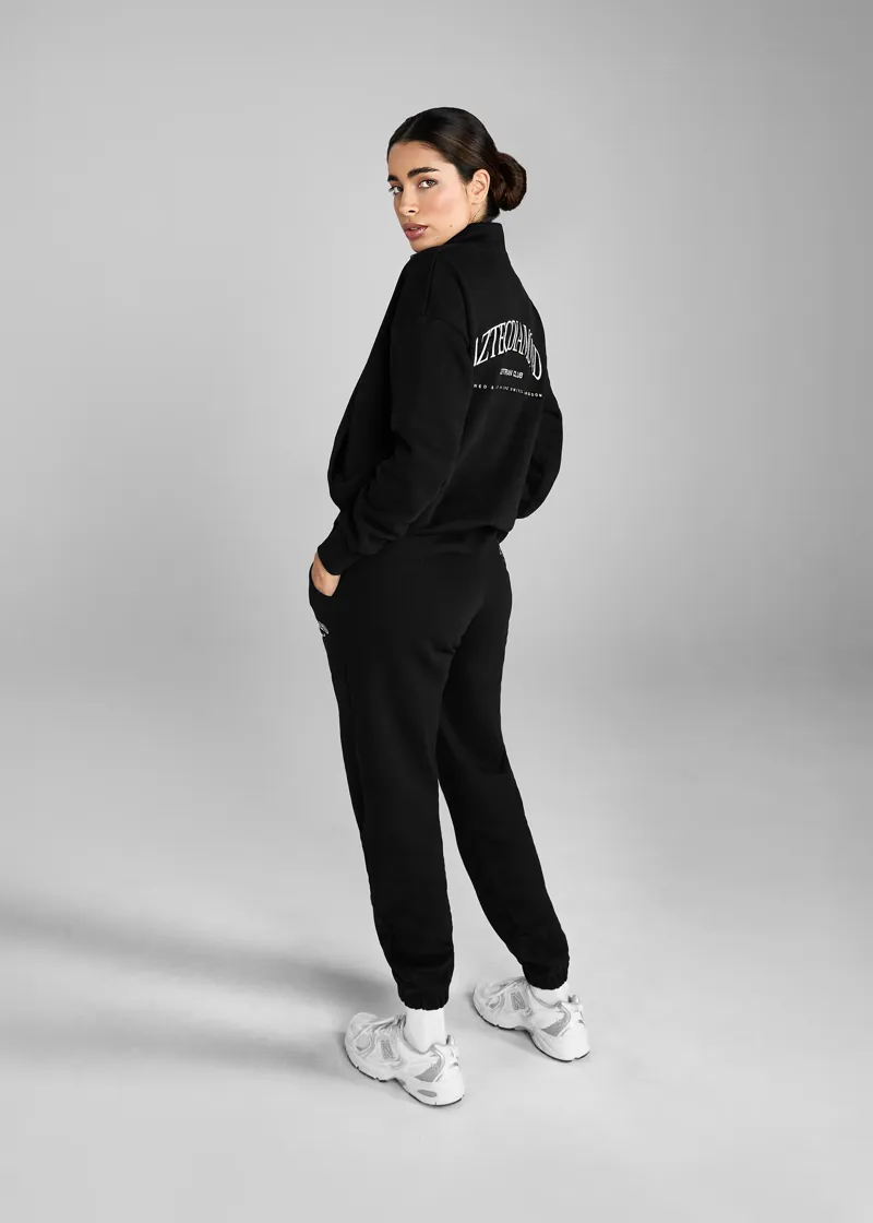 Aztec Diamond EQ Club Half Zip Sweater Black-4