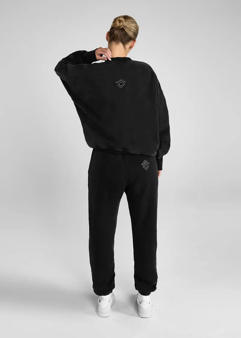 Aztec Diamond EQ Club Crew Neck - Black-4
