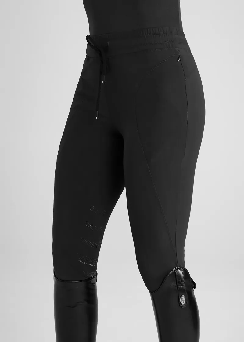 Aztec Diamond Training Pants Knee Grip - Black-6