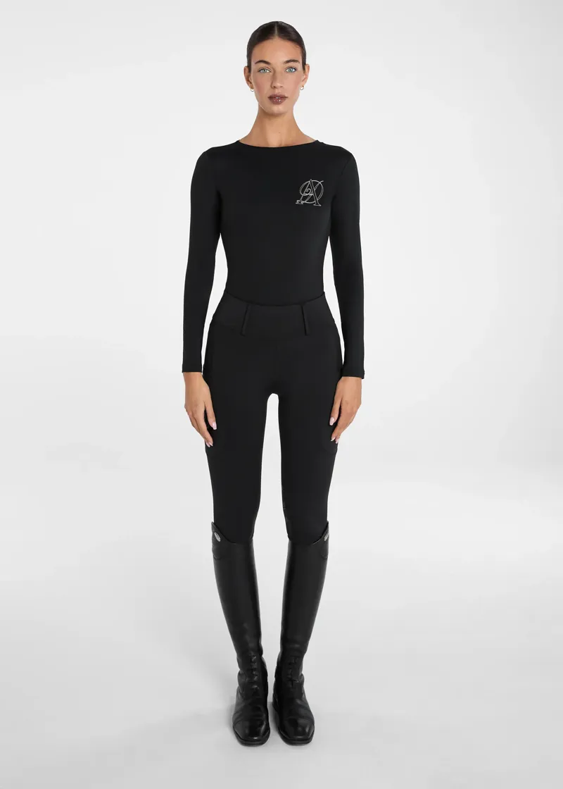 Aztec Diamond Sporting Goods Long Sleeve Tech Tee - Black-2