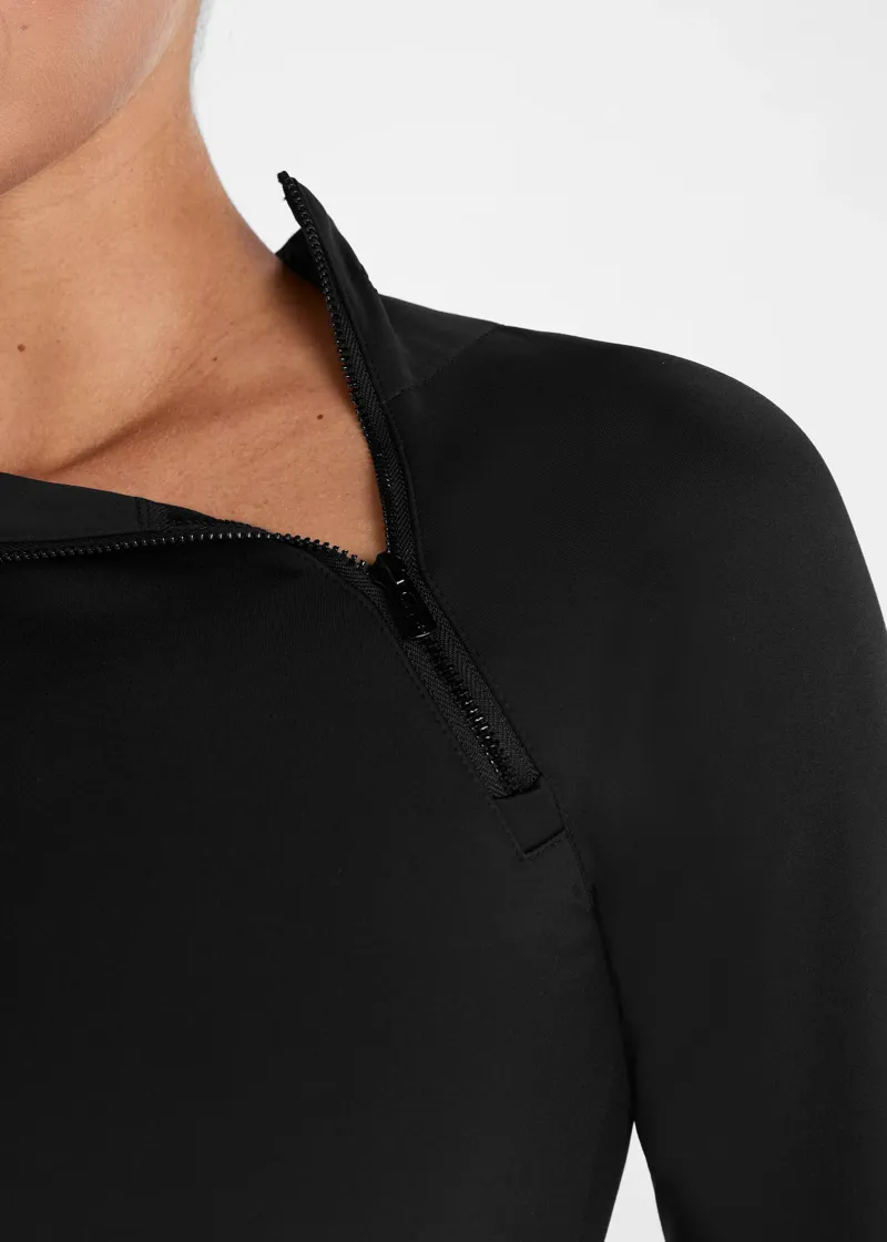 Aztec Diamond Soft Fleece Thermal Top - Black-1