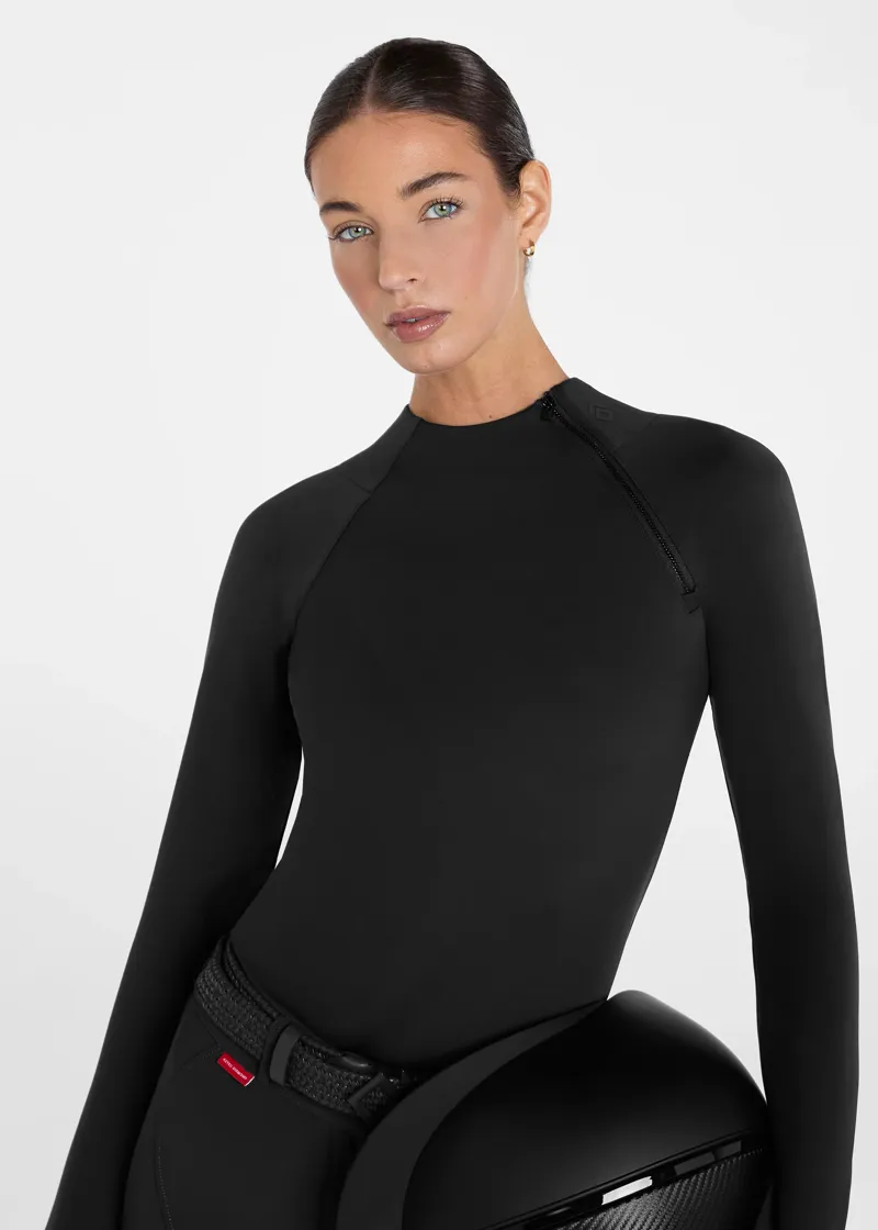 Aztec Diamond Soft Fleece Thermal Top - Black-4