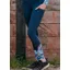 Equine Splendour Full Silicone Riding Leggings/Tights - Botanic Navy