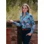 Equine Splendour Long Sleeve Base Layer - Botanic Navy