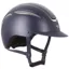 Evoke Callisto Classic Peak Riding Hat - Navy/Chrome