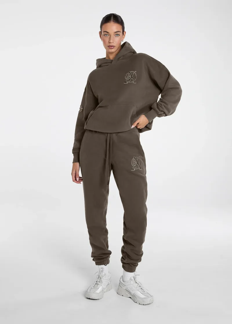 Aztec Diamond Sporting Goods Pull On Hoodie - Cocoa-1
