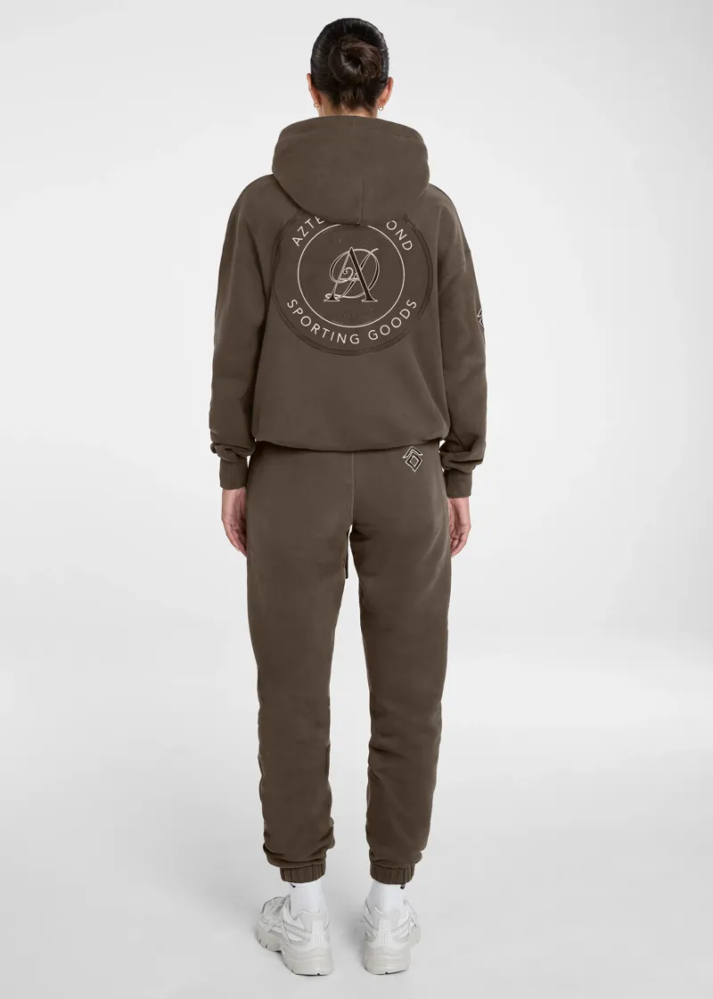 Aztec Diamond Sporting Goods Pull On Hoodie - Cocoa-5