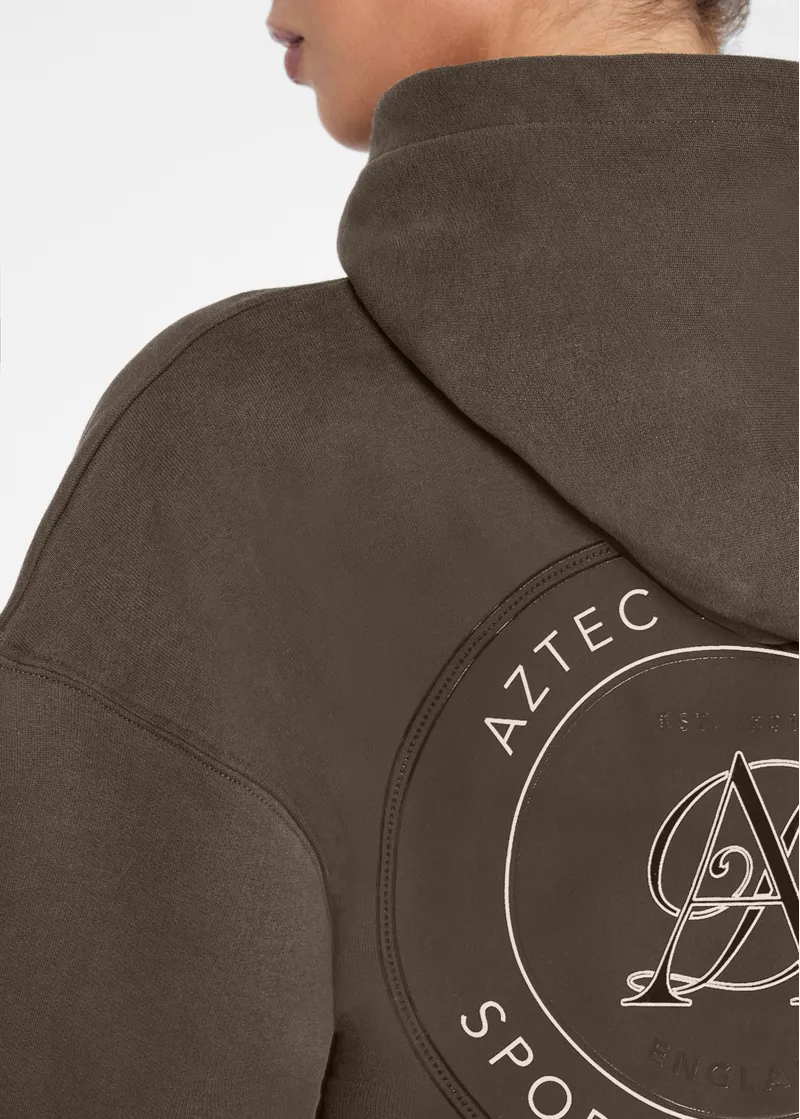 Aztec Diamond Sporting Goods Pull On Hoodie - Cocoa-4