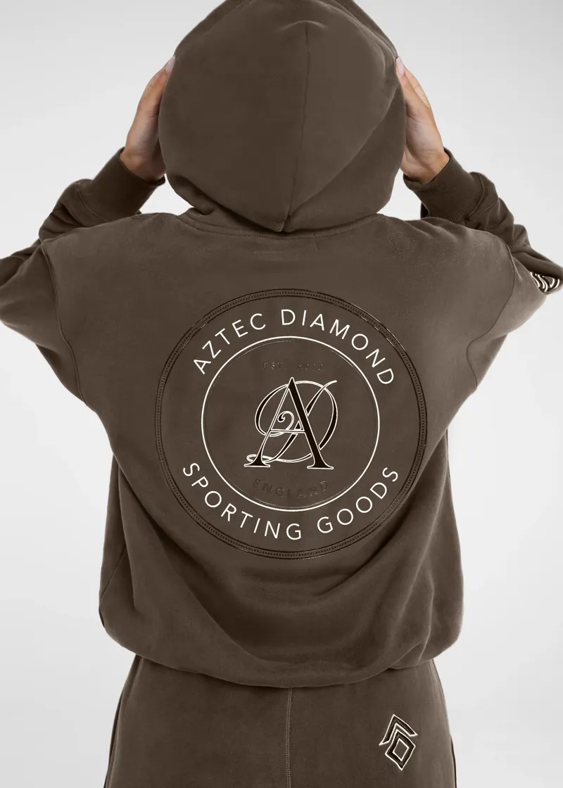 Aztec Diamond Sporting Goods Pull On Hoodie - Cocoa-2
