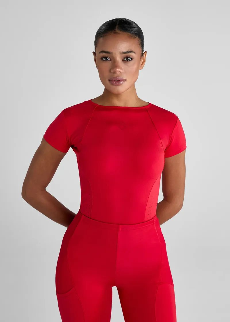 Aztec Diamond Core Tech Tee - Crimson