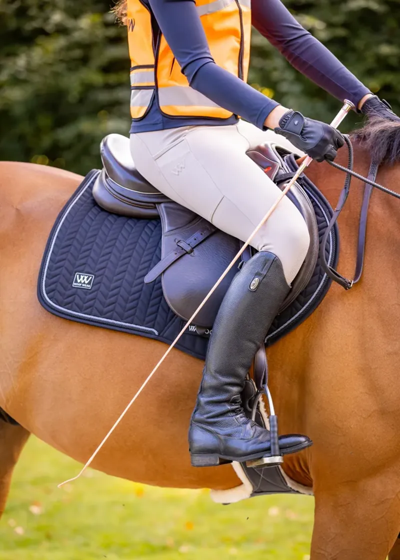 WoofWear Hi Vis Riding Whip 110cm - Orange-1