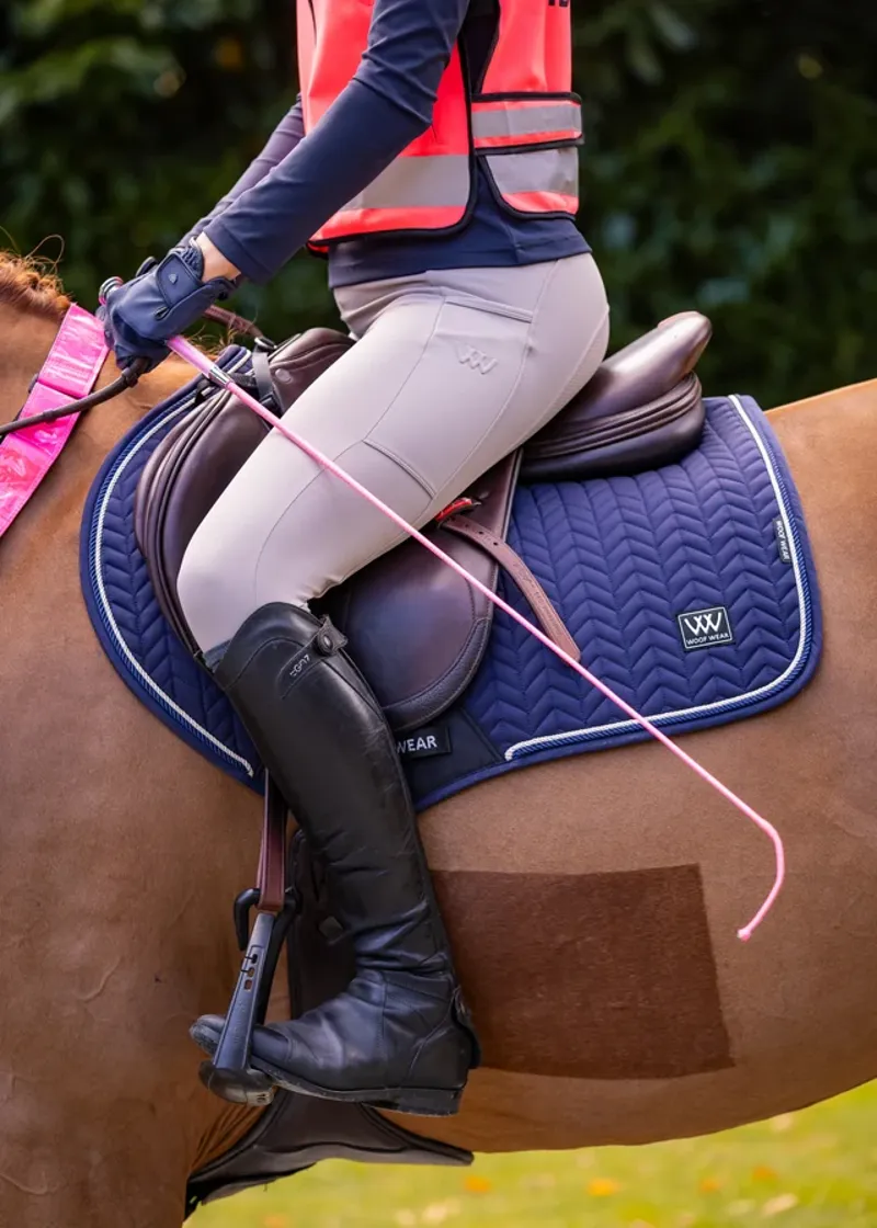 WoofWear Hi Vis Riding Whip 110cm - Pink-1