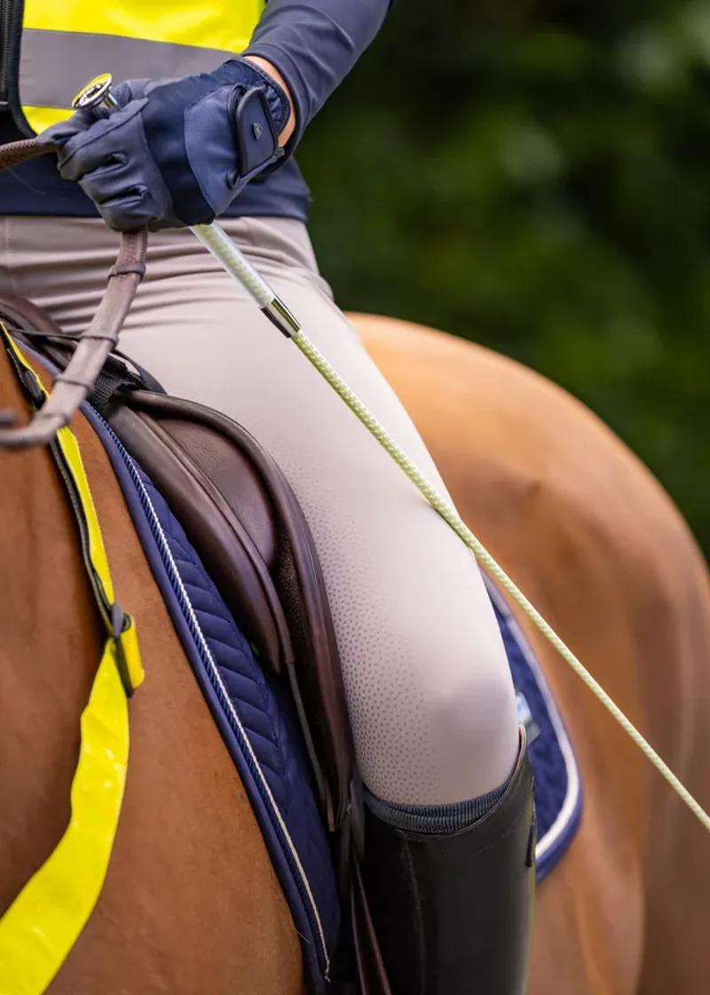 WoofWear Hi Vis Riding Whip 110cm - Yellow-2
