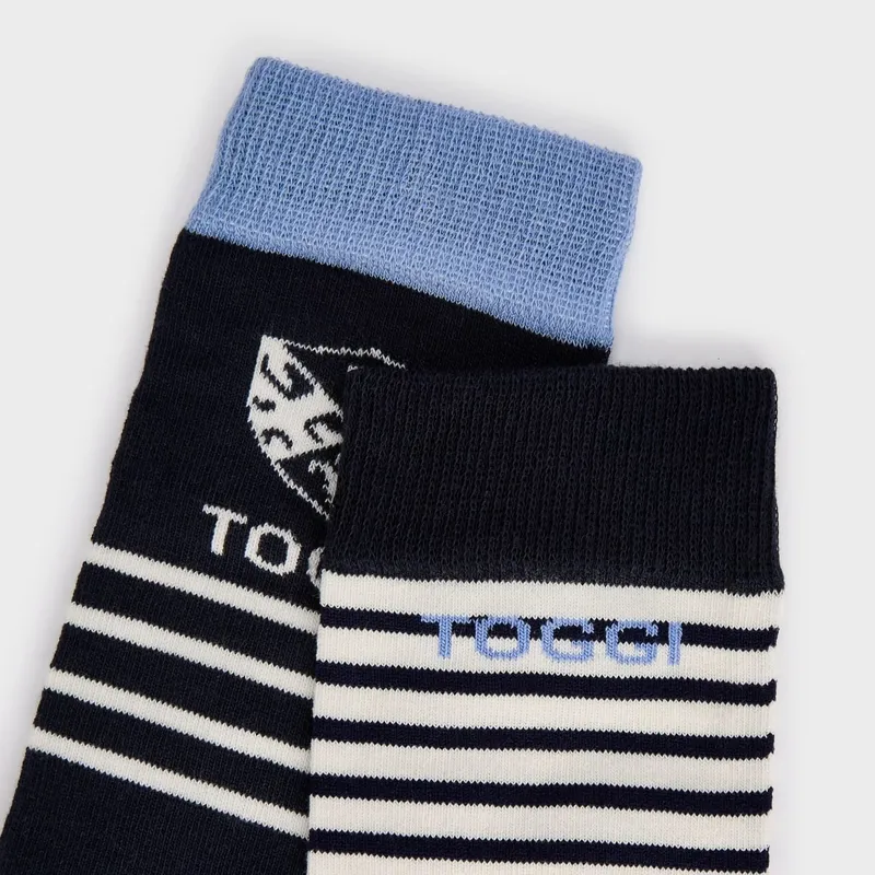 Toggi Eda 2 Pack Socks - Navy/Sky-1