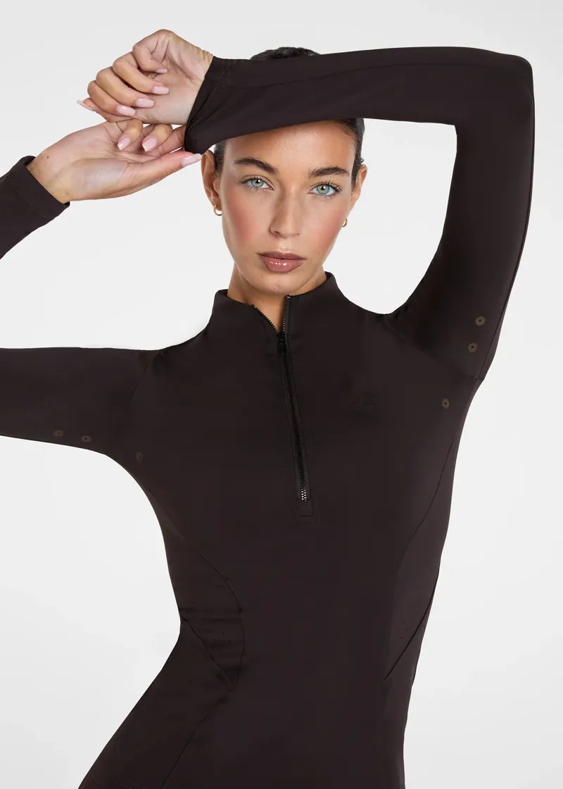 Aztec Diamond Core Base Layer - Espresso-3