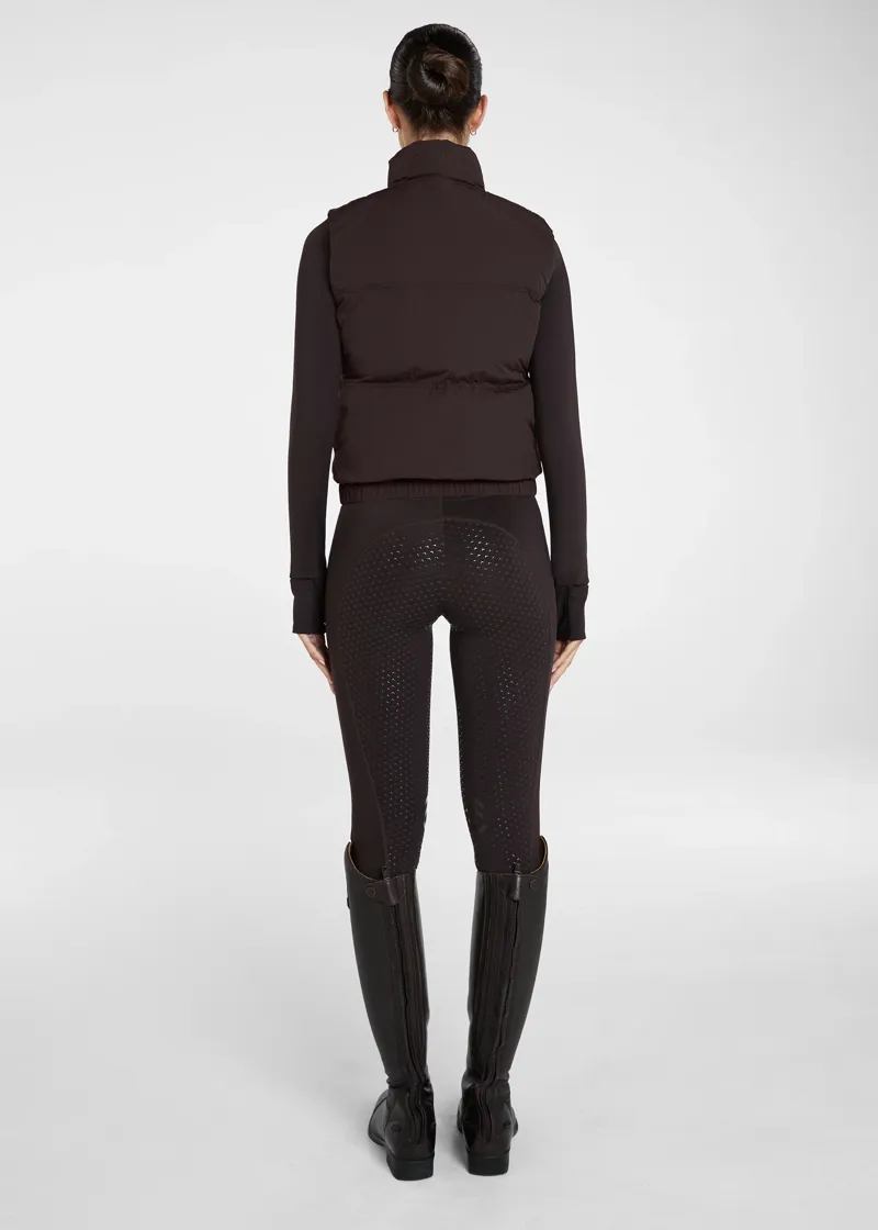 Aztec Diamond Core Mid-layer Gilet - Espresso-4
