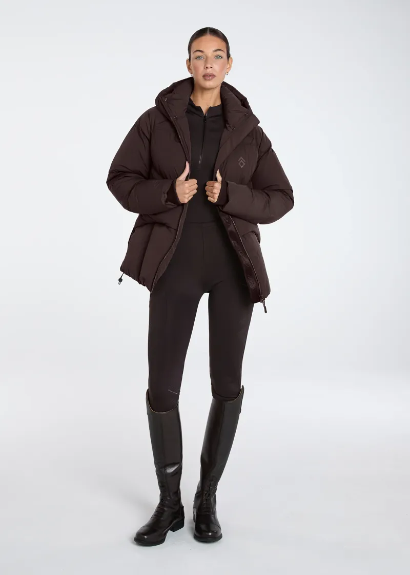 Aztec Diamond Matte Puffa - Espresso-1