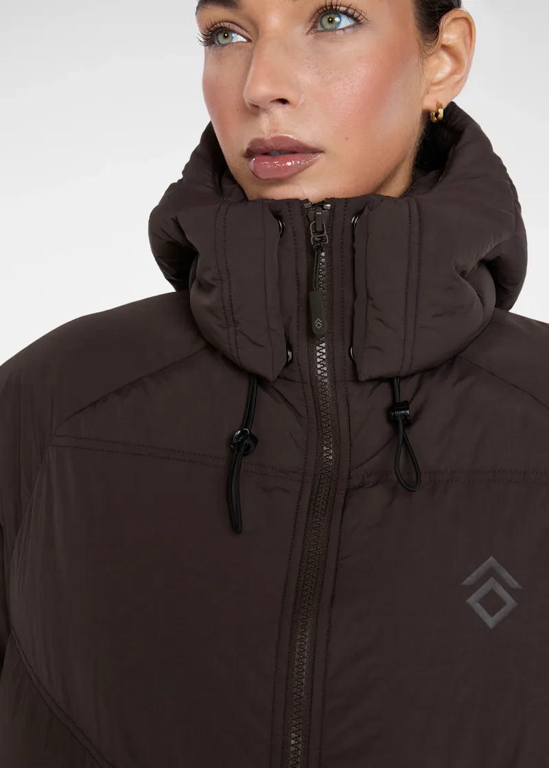Aztec Diamond Matte Puffa - Espresso-2