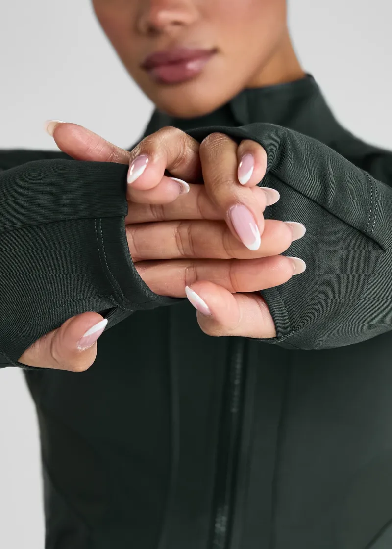 Aztec Diamond Core Fitted Jacket - Fern-3